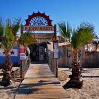 Photo de france - La plage de la Roquille et le Mango's Beach Bar